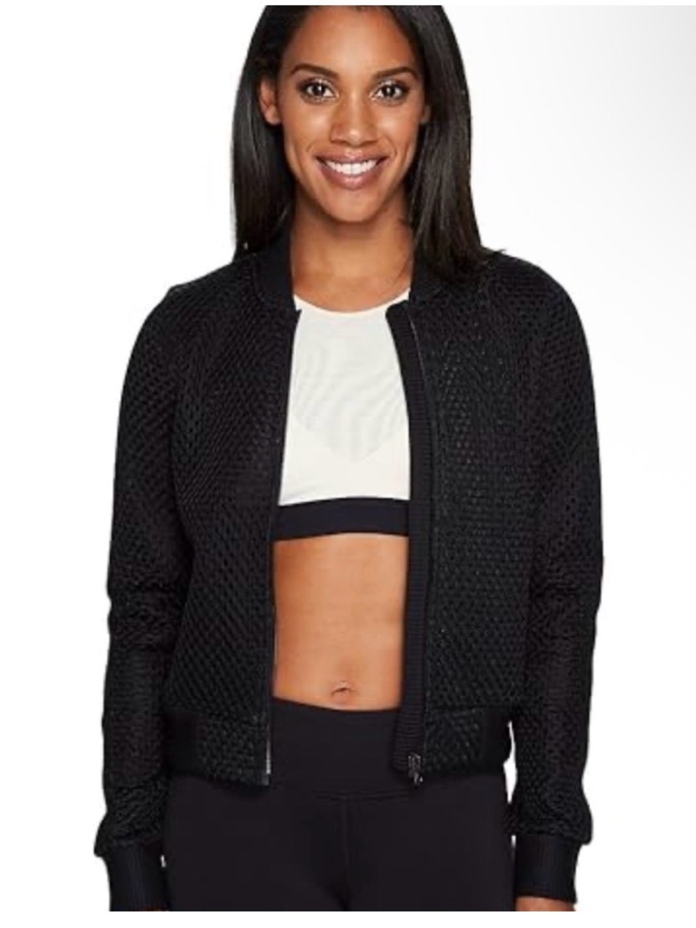Black Alo Myth Mesh Jacket